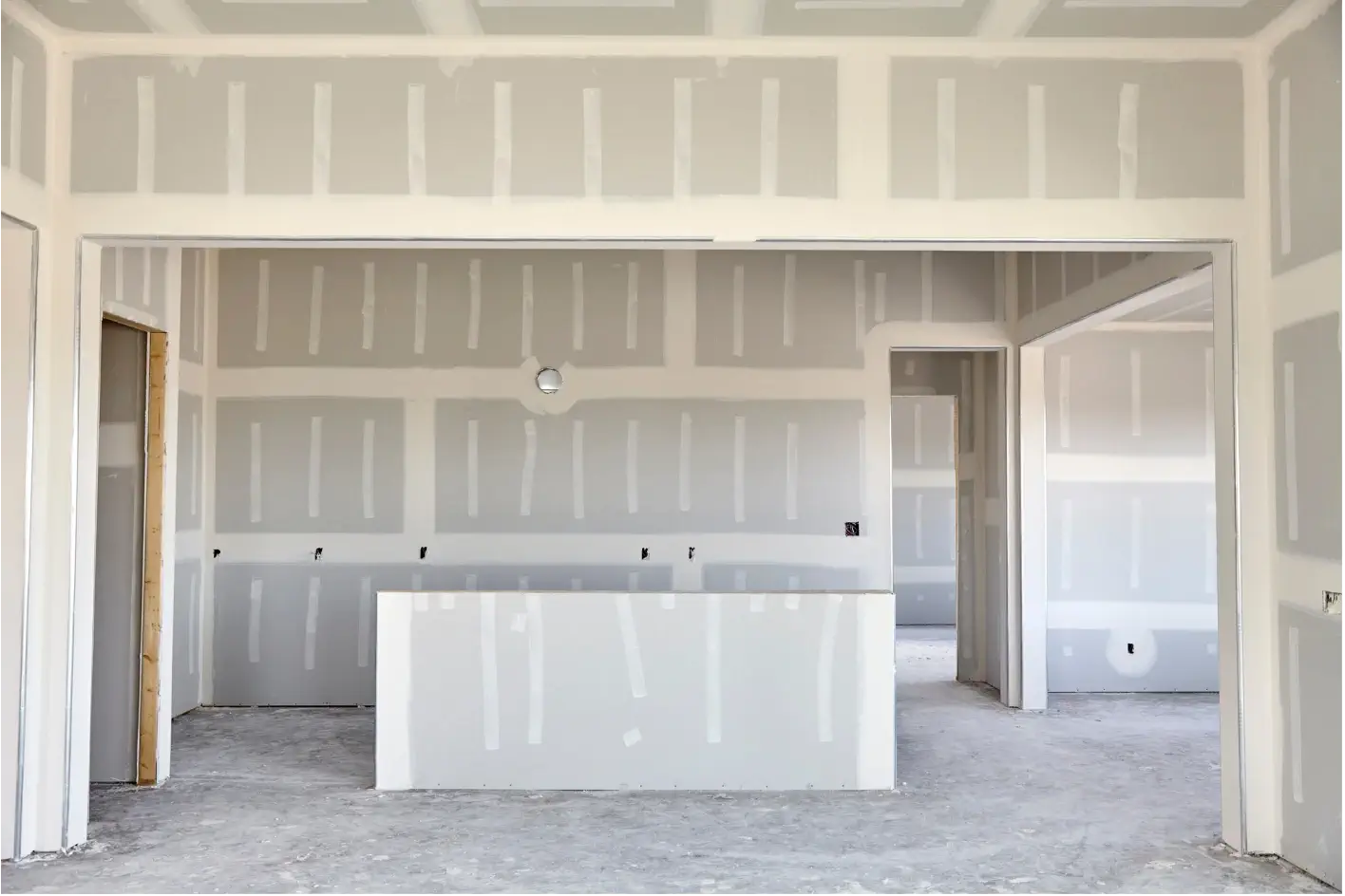 Ofis için camlı ve ses yalıtımlı alçıpan bölme duvar